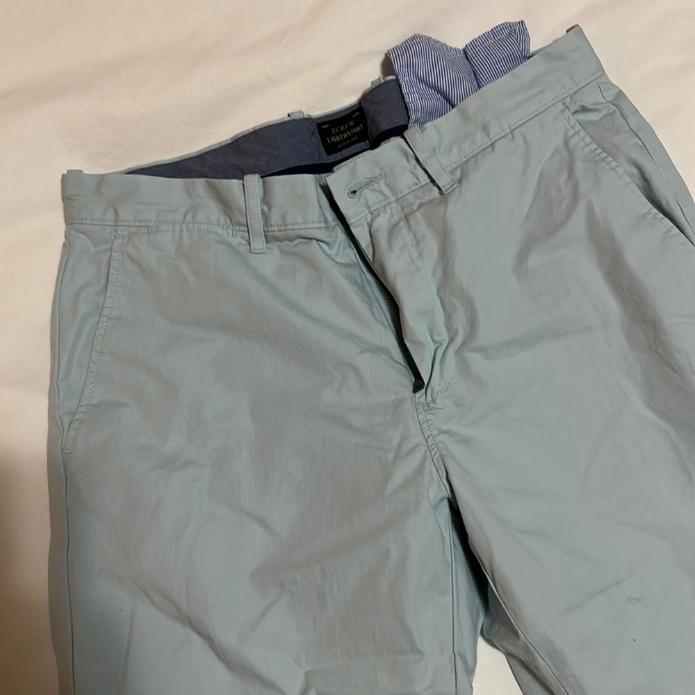 JCrew blue lightweight chino pant